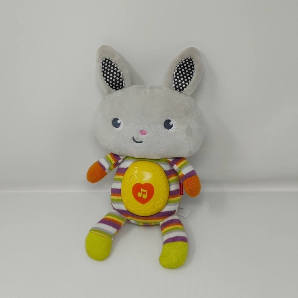 Fisher‎ Price SWEET SOUNDS BUNNY Rabbit Music Light Up Soother Plush Toy